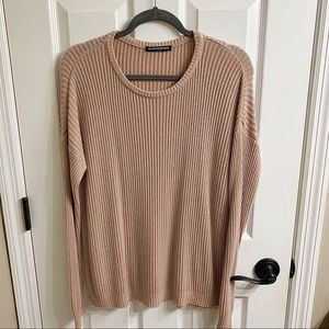 Brandy Melville Knitted Blush Pink Sweater OS